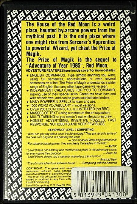 The Price Of Magik - Dos