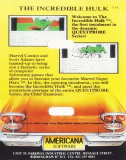 Questprobe Featuring The Hulk - Dos
