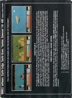 Saboteur II - Avenging Angel - Dos