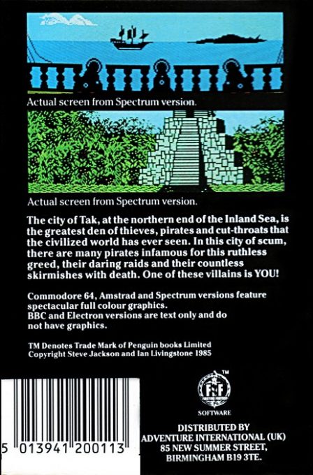 Seas of Blood (Adventure International) - Dos