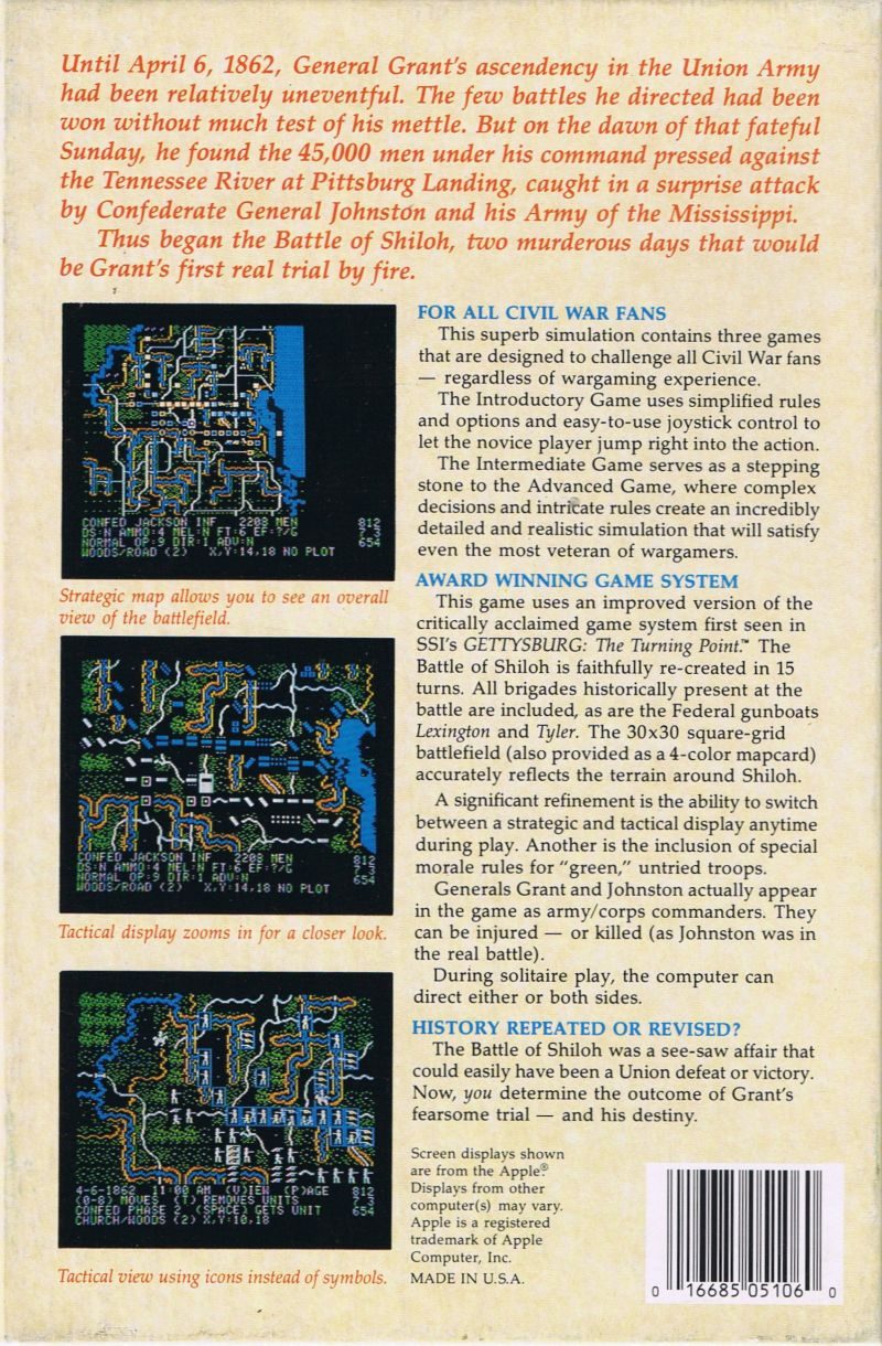 Shiloh - Grant's Trial in the West dos