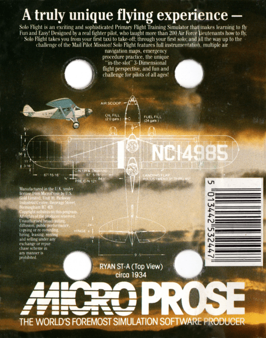 Solo Flight : 2nd Edition dos