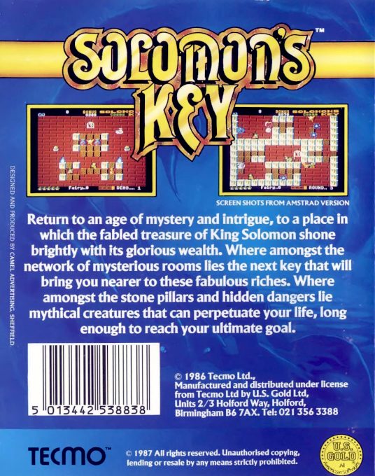 Solomon's Key dos