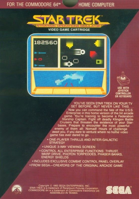 Star Trek : Strategic Operations Simulator dos