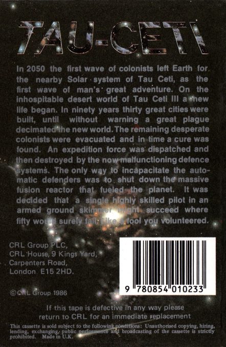 Tau Ceti : The Lost Star Colony dos