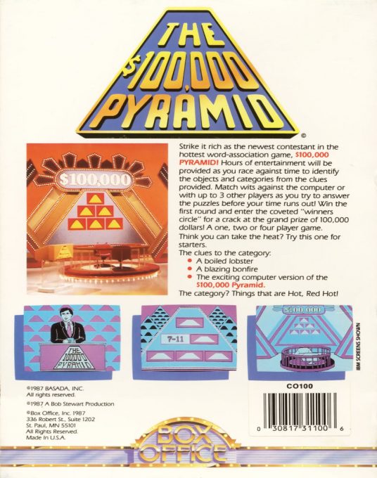 The $100,000 Pyramid dos