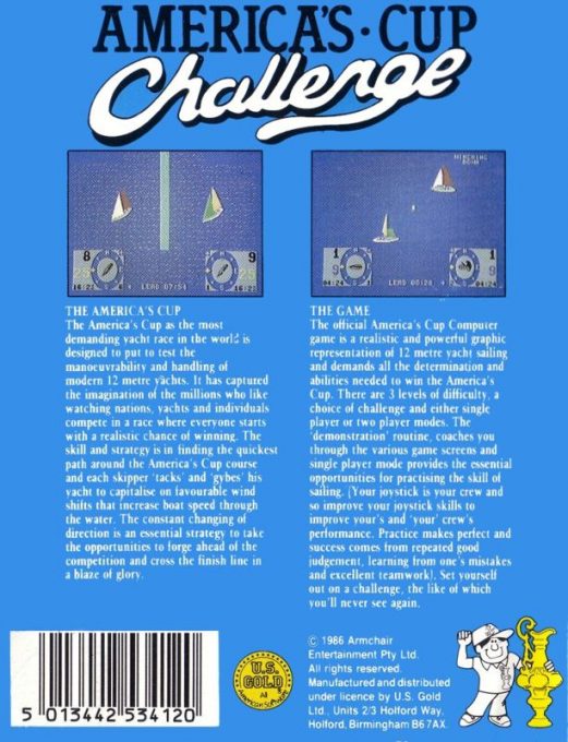 The Official America's Cup Sailing Simulation dos