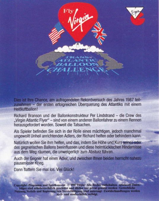 Trans-atlantic Balloon Challenge dos