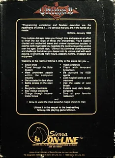 Ultima II : Revenge of the Enchantress dos