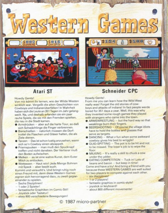 Western Games - Dos