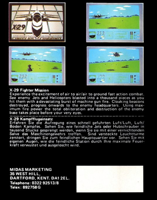 X-29 Fighter Mission dos