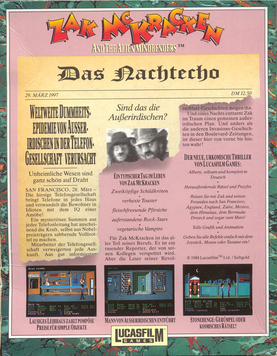 Zak McKracken and the Alien Mindbenders - Dos