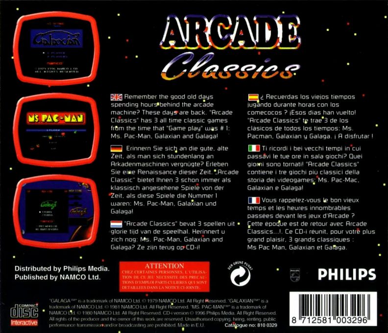 Arcade Classics - Dos