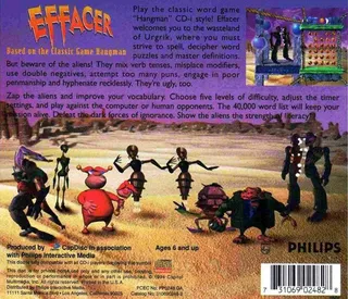 Effacer : Hangman of the 25th Century - Dos