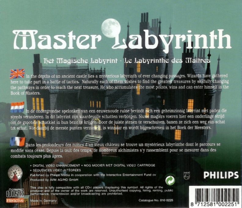 Le Labyrinthe des Maîtres - Dos