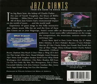 Les Géants du Jazz - Dos