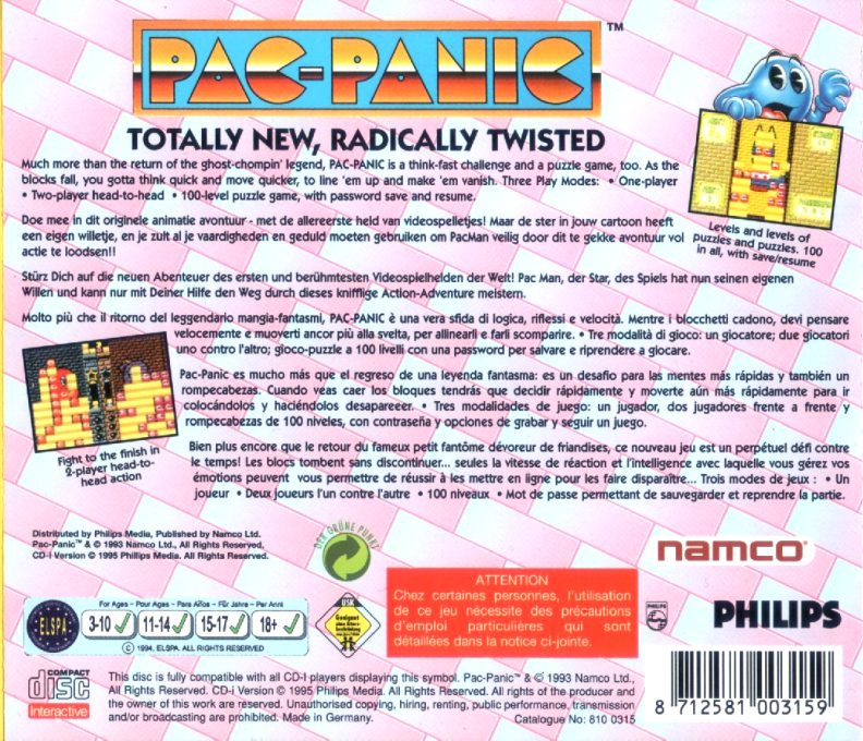 Pac-panic - Dos