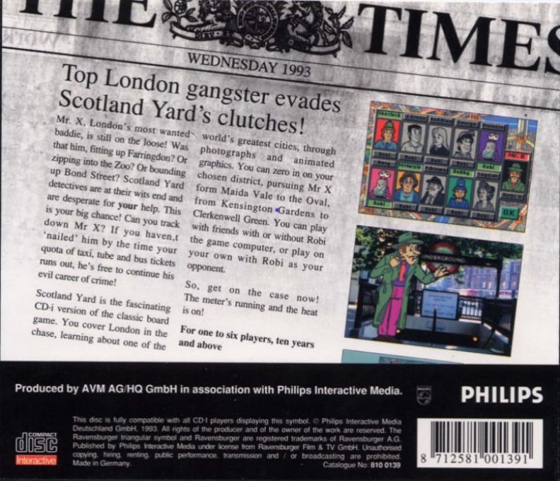 Scotland Yard: Interactive - Dos