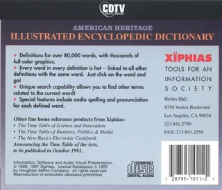 American Heritage - Illustrated Encyclopedic Dictionary - 1991a Edition - Dos