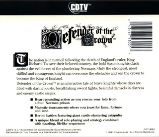 Defender Of The Crown - Dos
