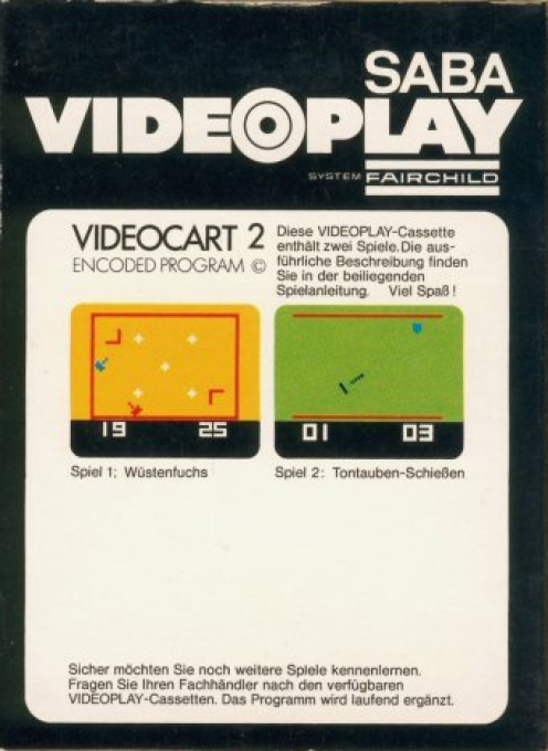 Videocart-2: Desert Fox, Shooting Gallery - Dos