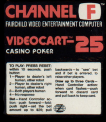 Videocart-25: Casino Poker