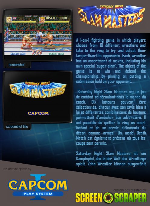 Saturday Night Slam Masters - Dos