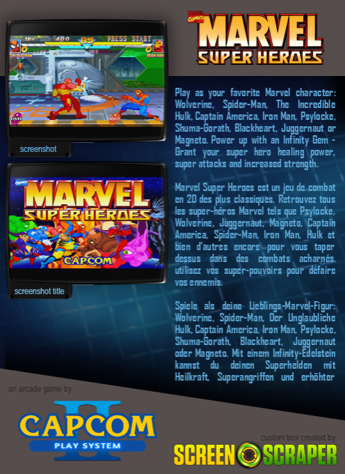 Marvel Super Heroes - Dos