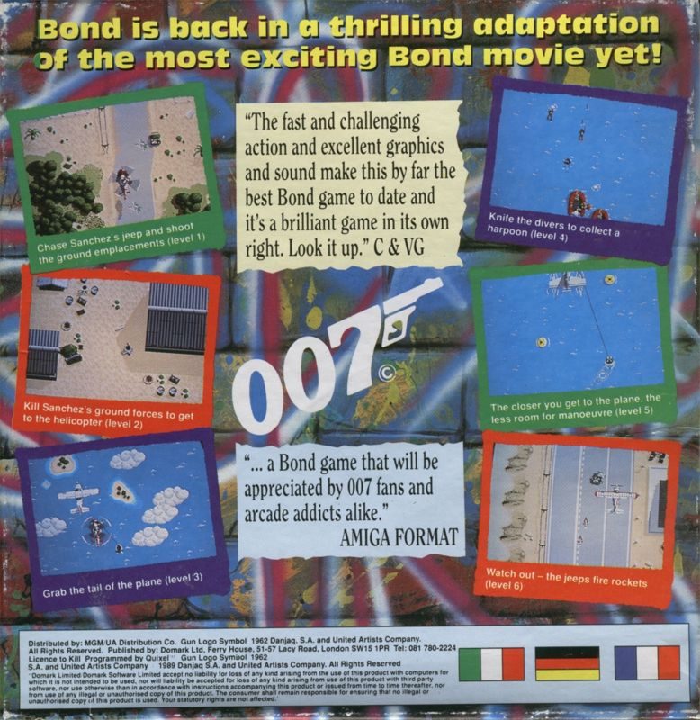 007 : Licence to Kill - Dos