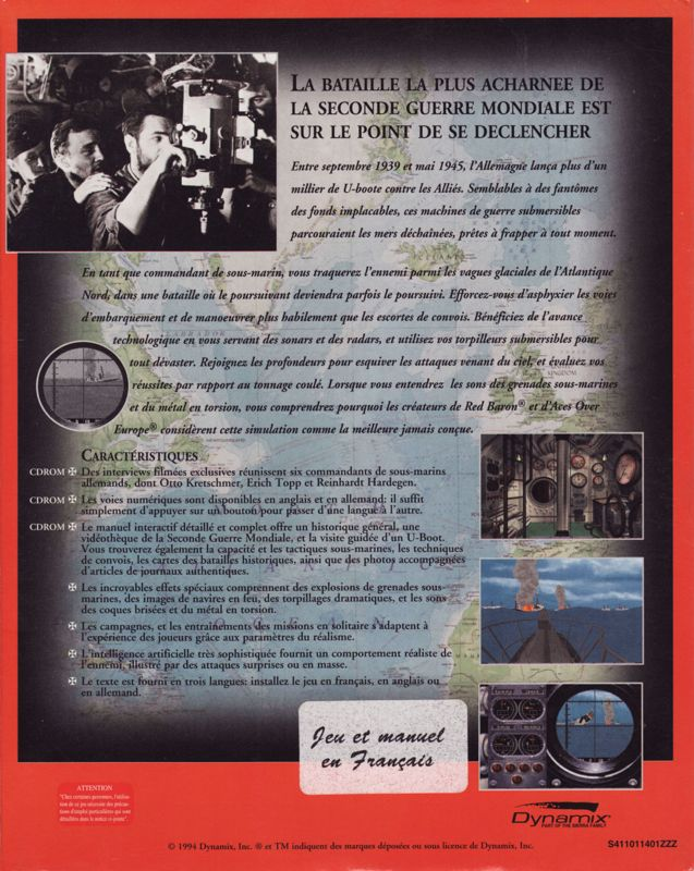 Aces Of The Deep - Dos