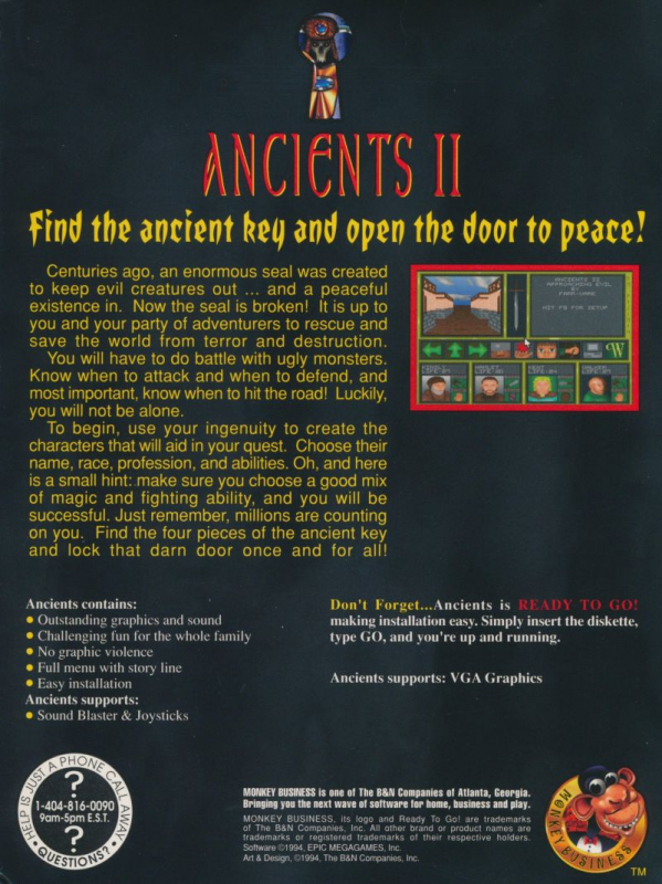 Ancients II : Approaching Evil - Dos