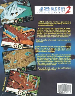 Arnie Savage : Combat Commando - Dos
