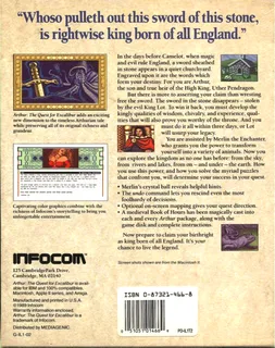 Arthur : The Quest for Excalibur - Dos