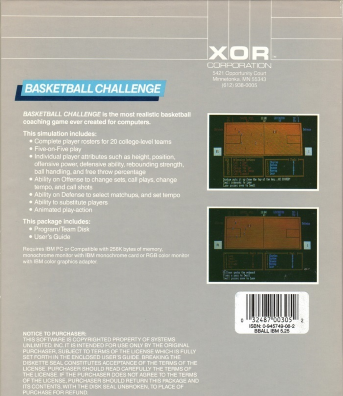 Basketball Challenge - Dos