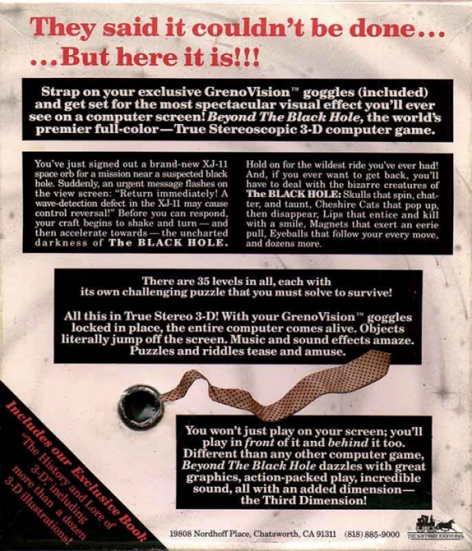 Beyond the Black Hole dos