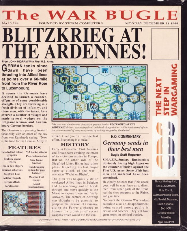 Blitzkrieg at the Ardennes dos