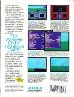 Blue Angels : Formation Flight Simulation - Dos