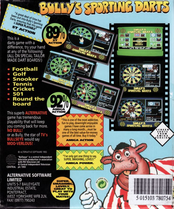 Bully's Sporting Darts - Dos