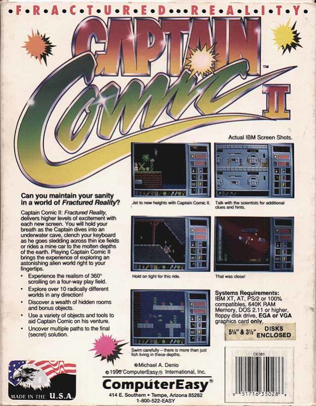 Captain Comic II : Fractured Reality - Dos