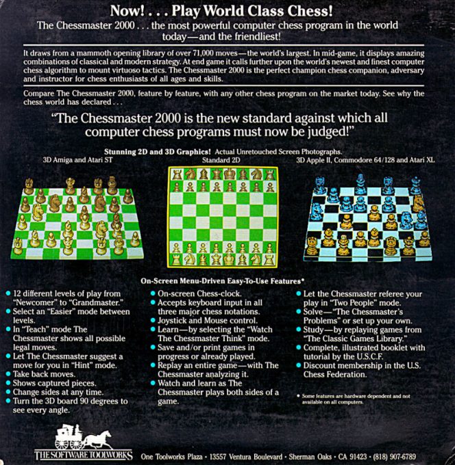 Chessmaster 2000 - Dos