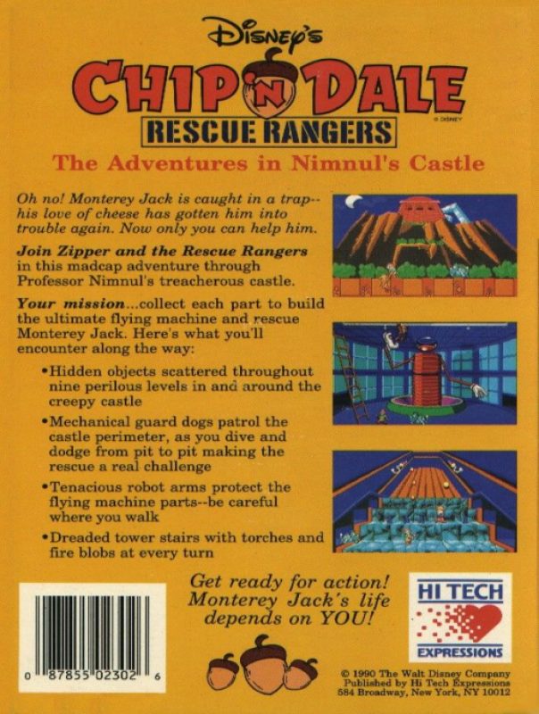 Chip 'N Dale Rescue Rangers : The Adventures in Nimnul's Castle dos