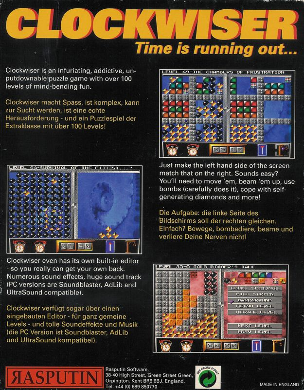 Clockwiser - Time Is Running Out dos