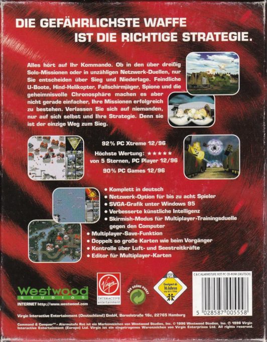 Command & Conquer : Alerte Rouge dos