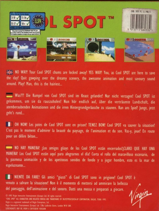Cool Spot - Dos