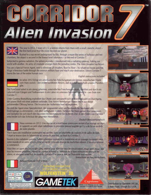 Corridor 7 : Alien Invasion - Dos