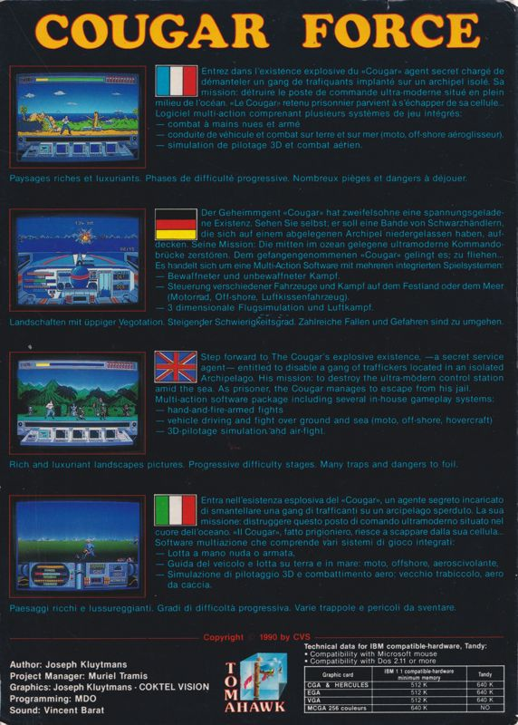 Cougar Force - Dos