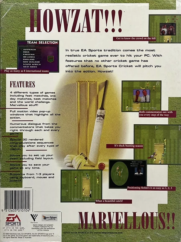 Cricket 96 - Dos