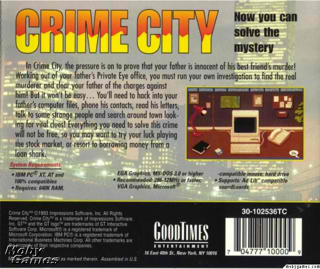 Crime City - Dos