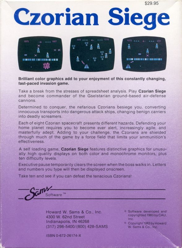 Czorian Siege dos