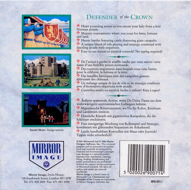 Defender of the Crown dos